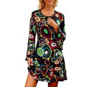 Ropa Años 80 Disfraz Mujer Estilo Hippie Vestido Estampado Floral Retro Años Setenta Bohemio Maxi Cosplay Elegante Atuendo Feria Disfraz Mujer Carnaval Vintage
