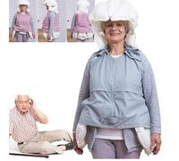 Ropa AnticaíDa Inteligente para Personas Mayores, ProteccióN Integral De 270°, El Airbag Se Activa En 0,08 S para Proteger A Las Personas Mayores De CaíDas.,Womenblue-M