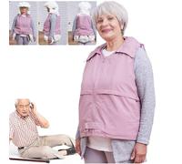Ropa AnticaíDa Inteligente para Personas Mayores, ProteccióN Integral De 270°, El Airbag Se Activa En 0,08 S para Proteger A Las Personas Mayores De CaíDas.,Womenpink-3XL