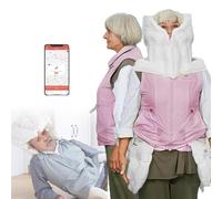 Ropa AnticaíDa Inteligente Para Personas Mayores, Traje Ligero Y PortáTil Con Airbag, ProteccióN Inteligente De 0,08 S, Alarma De Monitoreo Remoto Y Posicionamiento,Pink(Ms)-XXL