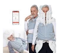 Ropa AnticaíDa Inteligente Para Personas Mayores, Traje Ligero Y PortáTil Con Airbag, ProteccióN Inteligente De 0,08 S, Alarma De Monitoreo Remoto Y Posicionamiento,Blue(Mr)-M