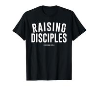 Ropa basada en la fe Cristiana criando discípulos Camiseta gráfica económica