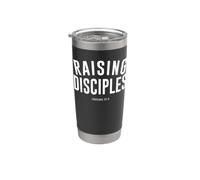 Ropa basada en la fe cristiana criando discípulos Vaso térmico de acero inoxidable de doble pared
