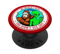 Ropa Believe Big Bigfoot Sasquatch Cryptid Hunter PopSockets PopGrip Adhesivo