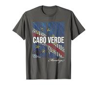 Ropa caboverdiana: Cabo Verde | Bandera Cabo Verde Camiseta, Hombre, Asfalto, 5XL