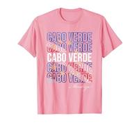 Ropa caboverdiana: Cabo Verde | Bandera Cabo Verde Camiseta, Hombre, Rosado, 3XL