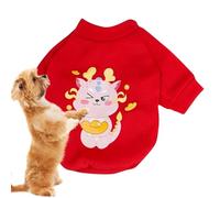 Ropa cálida para perros, abrigo de invierno para perros, abrigos cálidos para mascotas con estampado de dragón, sudadera de invierno para mascotas, para perros, gatos, conejos, chinchillas, paseos
