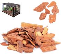 Ropa Cama Corteza Reptil, 250g Sustrato de GráNulos de Madera Natural Ropa Cama Pellets Corteza Pino Crianza Limpia para Decorar Tortugas, Lagartos, Geckos Otros Reptiles, Paisajismo Macetas(L)
