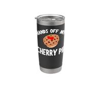 Ropa Cherry Pie - Increíble diseño divertido de pasteles Vaso térmico de acero inoxidable de doble pared