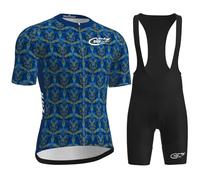 ropa ciclismo hombre,traje de triatlón de secado rápido, acolchado 9D, mono de una pieza de manga corta para entrenamiento de bicicleta,regalos para ciclistas (Color-01-B,3XL)