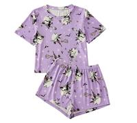 Ropa Comoda para Dormir Mujer Ropa Terciopelo Señora Dos Modernos Encaje Marino Larga Talle Escoces Adulto Puños Pingüino Mamá Teddy Comodos Familiares Altas Post Énfasis