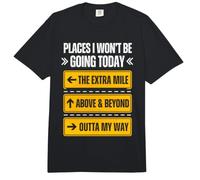 Ropa con Cita Motivacional de Lugares I Won'T Be Going Today Comfort Colors Adult Heavyweight T-Shirt