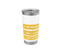 Ropa con cita motivacional de Lugares I Won't Be Going Today Vaso térmico de acero inoxidable de doble pared