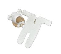 Ropa con diseño de oso, traje de bebé, para niños y niñas, ropa de fotografía, accesorios de fotografía para niños pequeños, recién nacidos, disfraz de foto, adorable disfraz de recién nacido