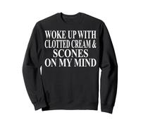 Ropa Crema coagulada | Lindo diseño Divertido para Amantes de los Bollos Sudadera