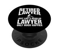 Ropa de Abogado Jubilado: diseño de Abogados Divertidos PopSockets PopGrip Adhesivo