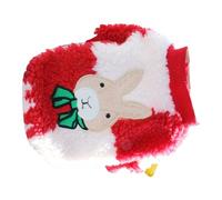 Ropa de Año Nuevo para Perros Pequeños Lindo Disfraz de Cachorro del Año del Conejo para Perro de Peluche Caniche Pomerania Material: Poliéster Ideal para Sesiones de Fotos de