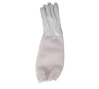 Ropa de apicultura de cuerpo entero Guantes de protección profesional Velo de seguridad for apicultura Protector unisex(Gloves XL)