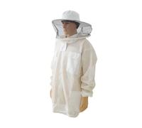 Ropa de Apicultura Traje antiabejas for cultura, ropa protectora ventilada transpirable de 3 capas, chaqueta cultor con velo seguridad extraíble, trajes sombrero(3XL)