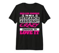 Ropa de Asistente de investigación: diseño Divertido de Mejores asistentes Camiseta Premium