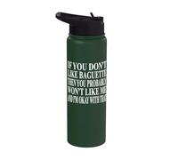 Ropa de baguette | Mejor diseño divertido para amantes del pan Stainless Steel Insulated Water Bottle