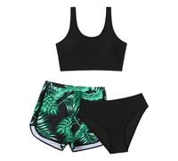 Ropa De Baño Bañadores Niña Bikini Niña 12 Años 5 Niños Traje Hawaiana Braguita Bañador Menstrual para 7 Natacion 6 10 14 Playa Fato Banho Menina Braga 152 Niño Regla Culetin Bikinis 3 8 Elástico