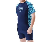 Ropa De Baño Niño - Conjunto De Traje De Baño Dividido para Niños Bañador De Talla Grande para Adolescentes Traje De Baño Cómodo para Piscina Y Aguas Termales (Green 160)