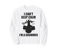 Ropa de Baquetas - I Can't Keep Calm I Am a Drummer Funny Sudadera