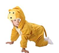 Ropa De Bebe - Body Bebe, Mono de disfraz de animal para niños, ideal para actuaciones, obras de teatro, fiestas y eventos. Conjunto a juego de jirafa, pollito, tigre y mono. (Orange3, 4-5 Years)