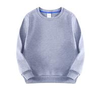 Ropa de bebé elefante niño pequeño bebé niña suéter con cuello redondo grueso sudadera forrada sólida bebé colorido tops abrigo sudadera con capucha mujer, gris, 3-4 años