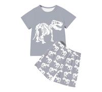 Ropa de bebé para niños,Conjunto 2 Piezas Niño Niños Desgaste Verano 2Pcs Conjuntos Camiseta con Pantalones Cortos Conjunto Moda Festiva a 11 años#Z