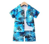 Ropa de bebé para niños Conjunto Deportivo Verano Desgaste Casual Suelta Camisa y Pantalones Cortos 1 Top Pantalón 2 Piezas Primavera#Z