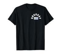 Ropa de bolsillo de la bandera de Uruguay Amante de la cultura uruguaya Camiseta