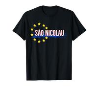 Ropa de Cabo Verde: Sao Nicolau | Bandera de las Islas de Cabo Verde Camiseta