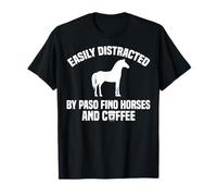 Ropa de café Paso Fino - Diseño Divertido y Lindo Amante de los Caballos Camiseta