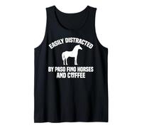 Ropa de café Paso Fino - Diseño Divertido y Lindo Amante de los Caballos Camiseta sin Mangas