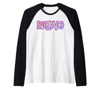 Ropa de Calle Buffalo New York | Buffalo NY Graffiti Camiseta Manga Raglan