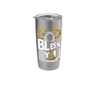 Ropa de calle God Bless You Vaso térmico de acero inoxidable de doble pared