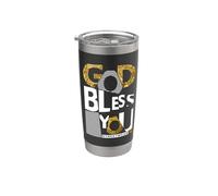 Ropa de calle God Bless You Vaso térmico de acero inoxidable de doble pared