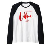 Ropa de Calle Good Vibes Vibe High Stay Wild Camiseta Manga Raglan