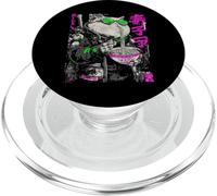 Ropa de Calle Japonesa Gato Gordo Come Ramen Cyberpunk Y2K Anime PopSockets PopGrip para MagSafe