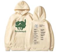 Ropa de Calle para Hombre, Ropa gráfica, Sudaderas con Capucha del álbum New World Depression, Manga Larga, Sudadera cómoda de otoño, Estampado de Dibujos Animados