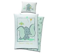 Ropa de cama de bebé de algodón Disney Dumbo 90 x 120 cm + 40 x 60 cm