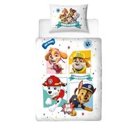Ropa de cama de la Patrulla Canina 100 x 135 40 x 60 100% algodón · Ropa de cama infantil para niñas y niños · 1 funda de almohada de 40 x 60 cm + 1 funda nórdica de 100 x 135 cm con cremallera