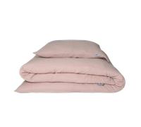 Ropa de cama de muselina Hutch&Putch Eliane Blush - 155 x 220 cm, 60 x 40 cm