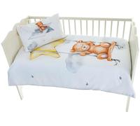 Ropa de cama infantil de 100 x 135 cm y funda de edredón de 40 x 60 cm.