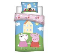 Ropa de cama infantil / ropa de cama de bebé, reversible, funda de almohada de 40 x 60 + funda nórdica de 100 x 135 cm, 100% algodón Oeko-Tex.