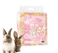 Ropa de cama para hámster, ropa de cama suave para mascotas, sin polvo, arena de papel para conejos, jaula de hámster con control de olores para conejos, hámsteres enanos sirios, jerbos