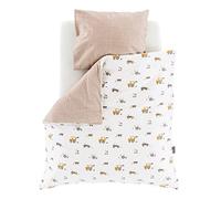 Ropa de cama pequeña granja, tamaño: 80 x 80 cm + 35 x 40 cm, ropa de cama de algodón fino y suave, en práctica bolsa de deporte