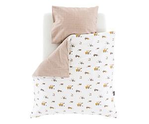 Ropa de cama pequeña granja, tamaño: 80 x 80 cm + 35 x 40 cm, ropa de cama de algodón fino y suave, en práctica bolsa de deporte